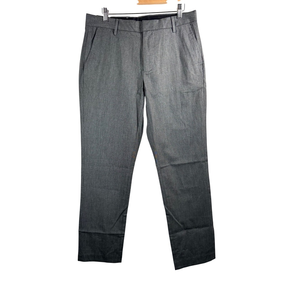 Bonobos Trouser 32x29 Gray Mens Stretch Flat Front Chino Pants preppy